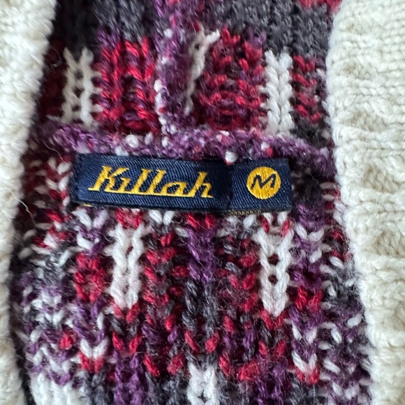 Killah Miss sixty 90s vintage rare boho  knit Sweater, hoodie ptp 16” length 24” - Picture 9 of 11